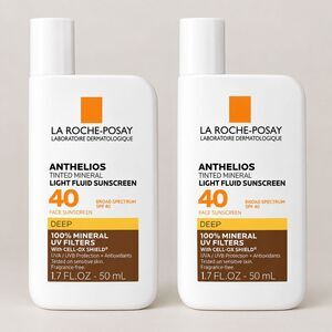2x La Roche-Posay Anthelios Tinted Deep Face Sunscreen SPF 40 Broad Spectrum